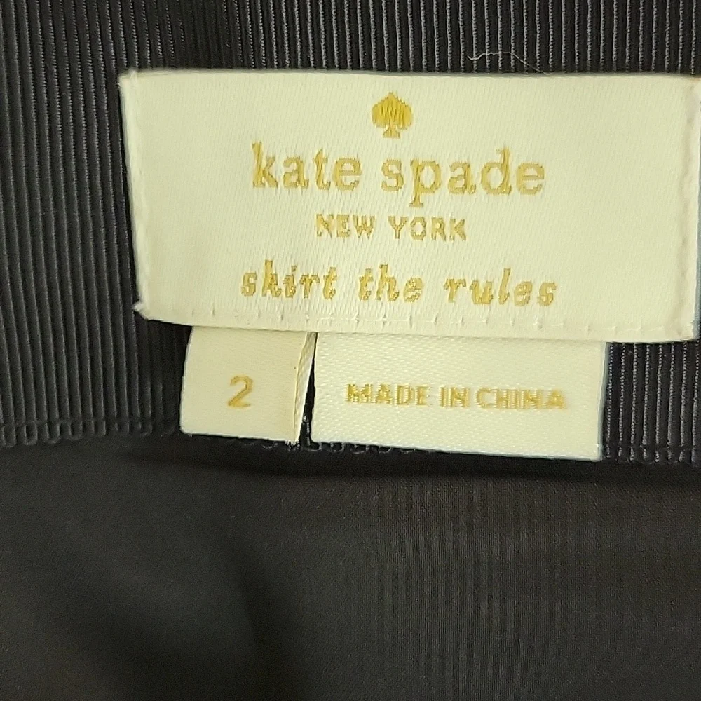 Kate Spade Crepe Floral midi Skirt Sz 2. office date business church feminine